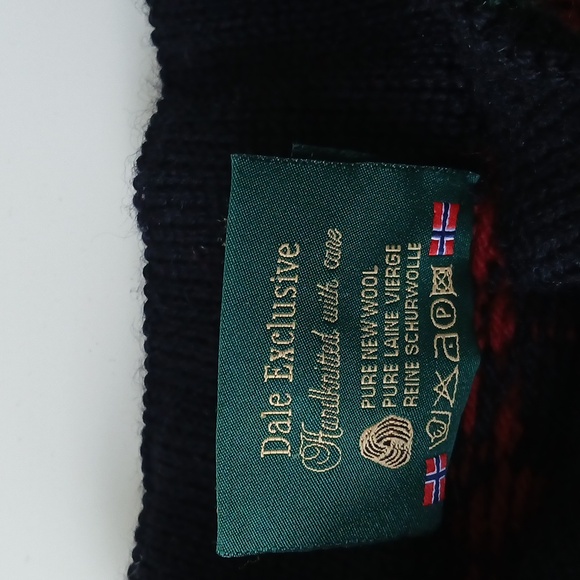 Dale Of Norway Handknit Fair Isle Sweater Unisex Medium - Picture 7 of 8